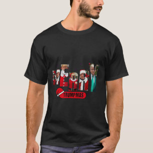 Camiseta Feliz Trumpmas Santa Trump Navidades Humor de pija