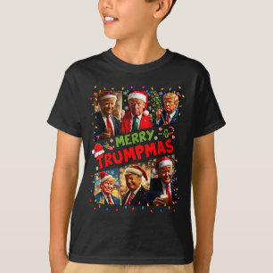Camiseta Feliz Trumpmas Santa Trump pijama de Navidad Diver
