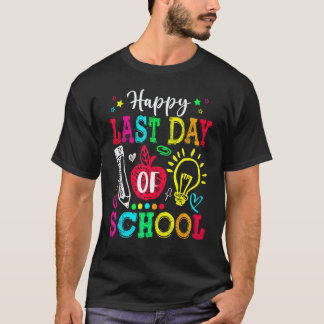 Camiseta Feliz último día de 2do grado  Graduación Maestro