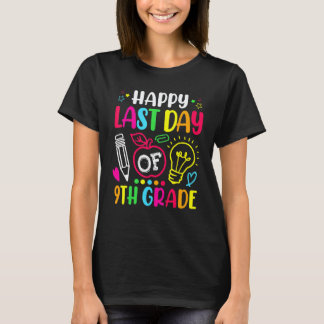 Camiseta Feliz Último Día De 9º Grado Profesor Estudiante G
