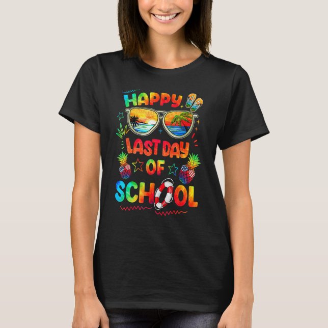 Camiseta Feliz último día de clases de fin de año Stu (Anverso)