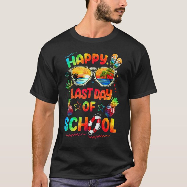 Camiseta Feliz último día de clases de fin de año Stu (Anverso)