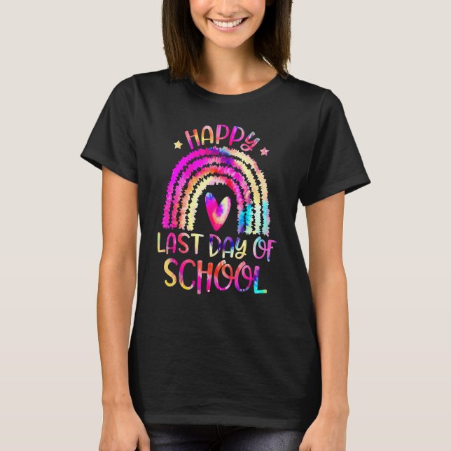 Camiseta Feliz último día de clases, profesor del instituto (Anverso)