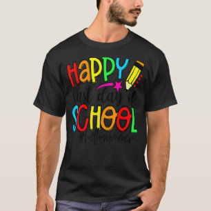 Camiseta Feliz Último Día De Colegio Hola Escultor De Veran