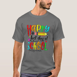 Camiseta Feliz Último Día De Colegio Hola Escultor De Veran