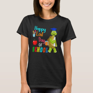 Camiseta Feliz último día de colegio, tortuga de tetas con