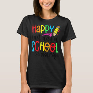 Camiseta Feliz Último Día De Enfermería Escolar De Verano