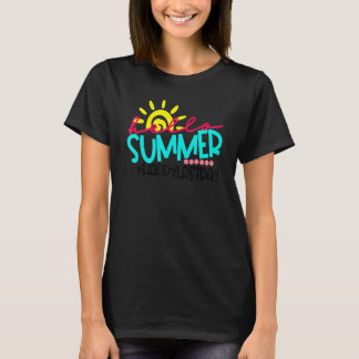 Camiseta Feliz Último Día De Escuela  Estudiantes Y Maestro