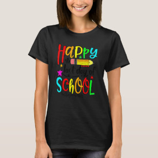Camiseta Feliz último día de escuela Hola verano profesor