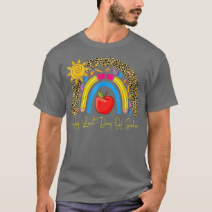 Camiseta Feliz Último Día de Escuela Maestro Estudiante Gra