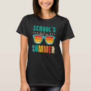 Camiseta Feliz Último Día De Escuelas En Verano