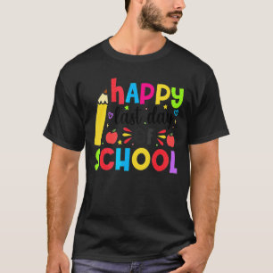 Camiseta Feliz Último Día De Estudiantes Y Maestros 1