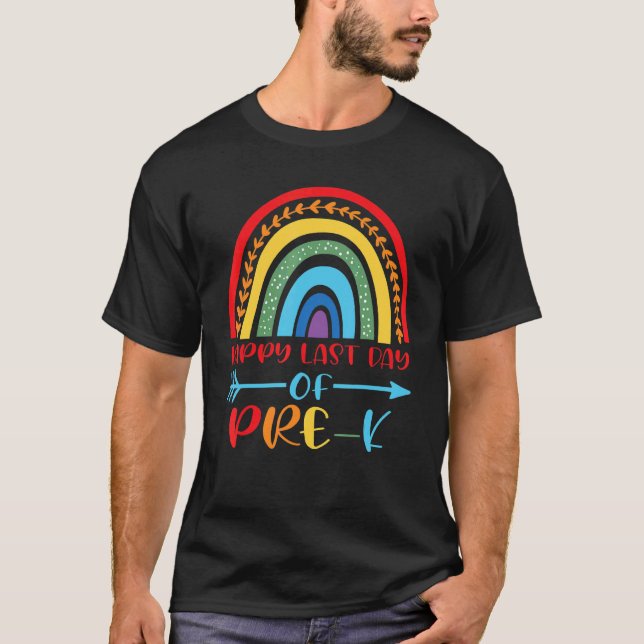 Camiseta Feliz Último Día De Graduación De Estudiantes Preu (Anverso)
