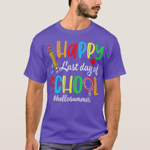Camiseta Feliz Último Día De Graduación De Niños Maestros L