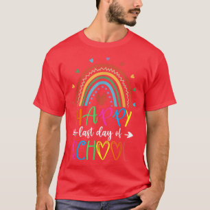 Camiseta Feliz Último Día De Graduación De Niños Maestros R