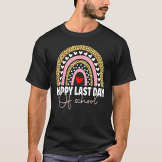 Camiseta Feliz Último Día De Graduación Escolar De Estudian