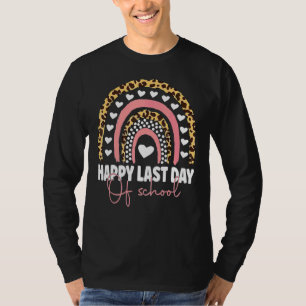 Camiseta Feliz Último Día De Graduación Escolar De Estudian