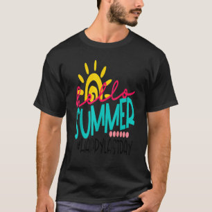 Camiseta Feliz Último Día De Graduación Escolar De Estudian