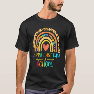 Camiseta Feliz Último Día De Graduación Escolar De Estudian