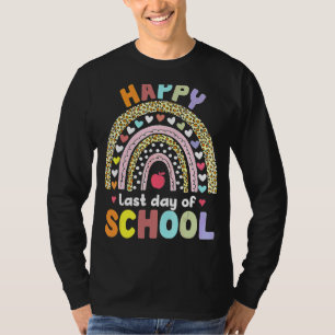 Camiseta Feliz Último Día De Graduación Escolar De Estudian