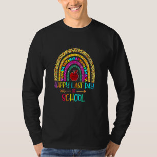 Camiseta Feliz Último Día De Graduación Escolar De Estudian