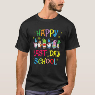 Camiseta Feliz Último Día De Graduación Escolar De Estudian