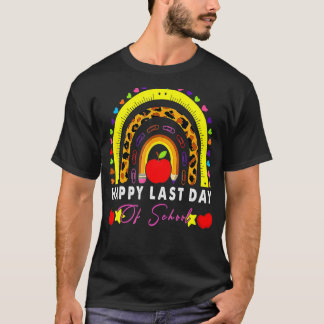 Camiseta Feliz Último Día De Graduación Escolar De Estudian