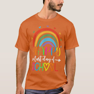 Camiseta Feliz Último Día De Graduación Escolar De Estudian