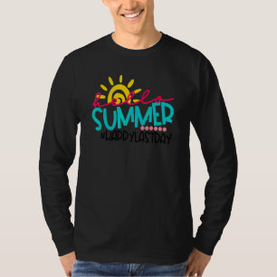 Camiseta Feliz Último Día De Graduación Escolar De Estudian