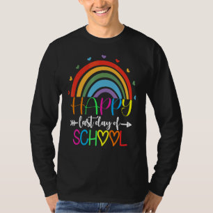 Camiseta Feliz Último Día De Graduación Escolar De Estudian