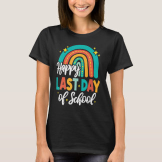 Camiseta Feliz Último Día De Graduación Escolar De Estudian