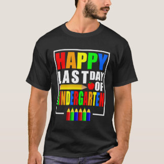 Camiseta Feliz Último Día De Jardín De Infantes 2023 Maestr