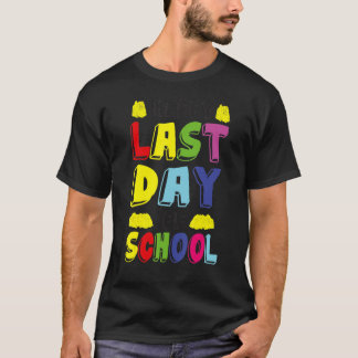 Camiseta Feliz Último Día De La Escuela 1