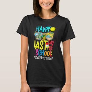 Camiseta Feliz Último Día De La Escuela 3er Grado De Verano