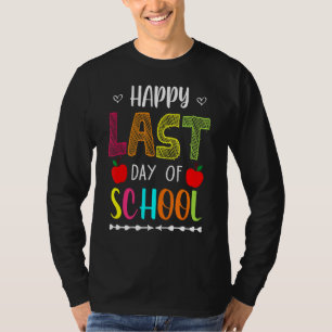 Camiseta Feliz Último Día De La Escuela De Verano Del Profe