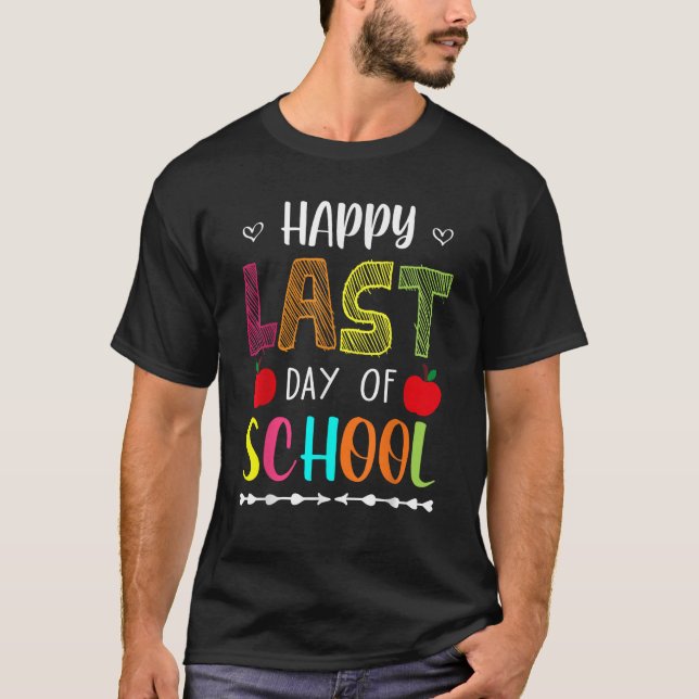 Camiseta Feliz Último Día De La Escuela De Verano Del Profe (Anverso)