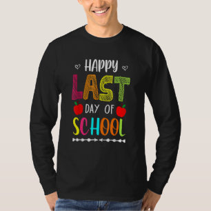 Camiseta Feliz Último Día De La Escuela De Verano Del Profe