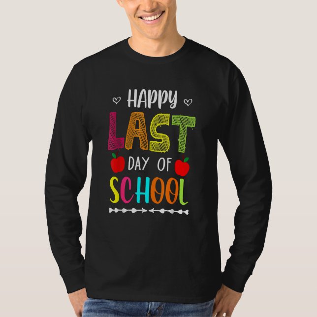 Camiseta Feliz Último Día De La Escuela De Verano Del Profe (Anverso)