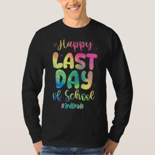 Camiseta Feliz Último Día De La Escuela Profesora De Tye De