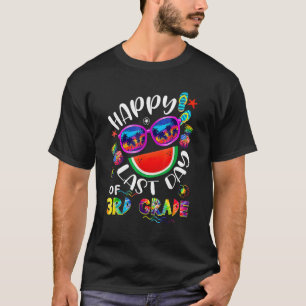 Camiseta Feliz Último Día De La Escuela Vacaciones De Veran