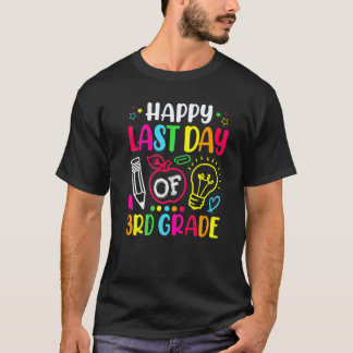 Camiseta Feliz Último Día De Maestra De 3er Grado Estudiant
