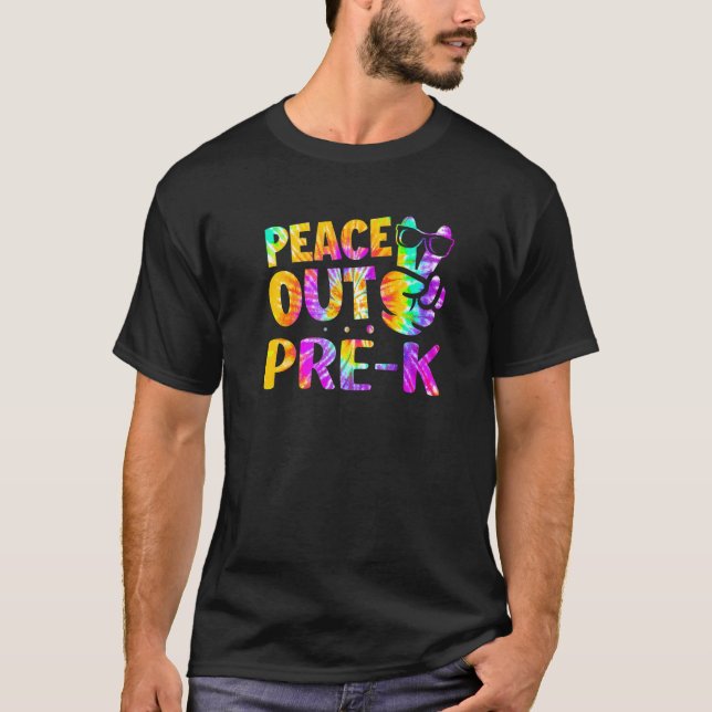 Camiseta Feliz último día de paz escolar antes de que K tie (Anverso)