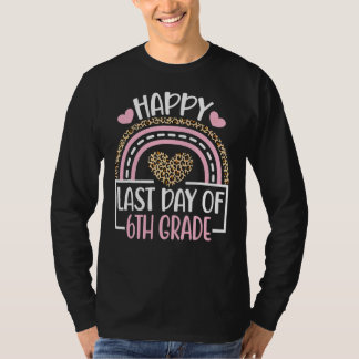 Camiseta Feliz Último Día De Ritmo De 6º Grado Retro Hola S