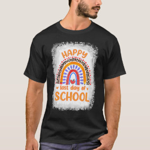 Camiseta Feliz Último Día De Vacaciones Escolares De Verano