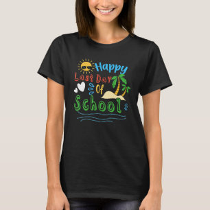 Camiseta Feliz Último Día De Viajes De Vacaciones De Vera