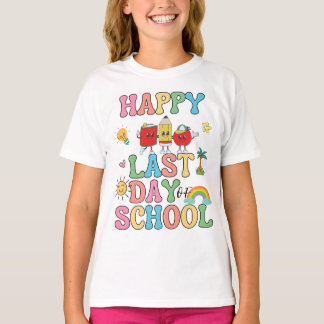 Camiseta Feliz Último Día Del Colegio