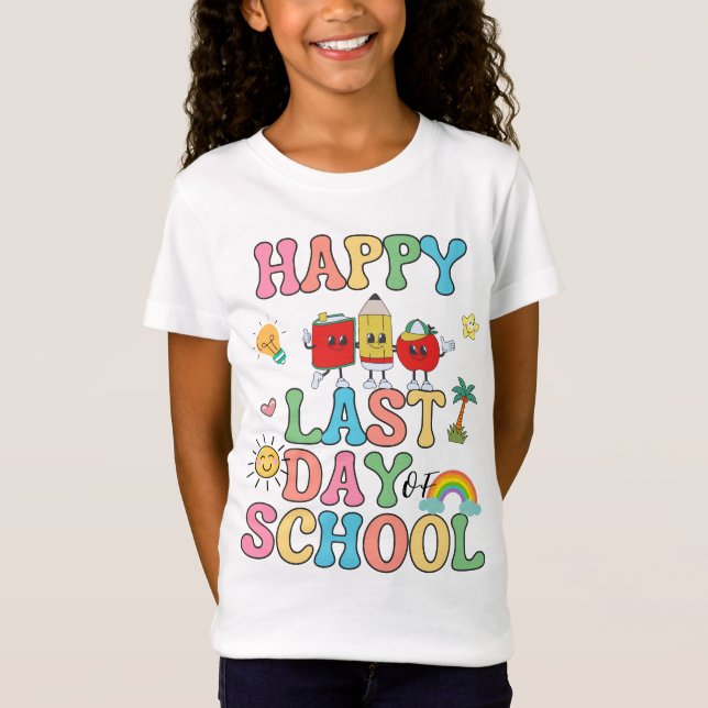 Camiseta Feliz Último Día Del Colegio (Anverso)