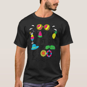 Camiseta Feliz Último Día Del Colegio Hola Maestro De Veran
