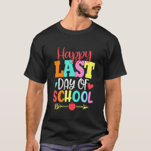 Camiseta Feliz Último Día Del Colegio Hola Maestro De Veran