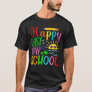 Camiseta Feliz Último Día Del Colegio Hola Summer